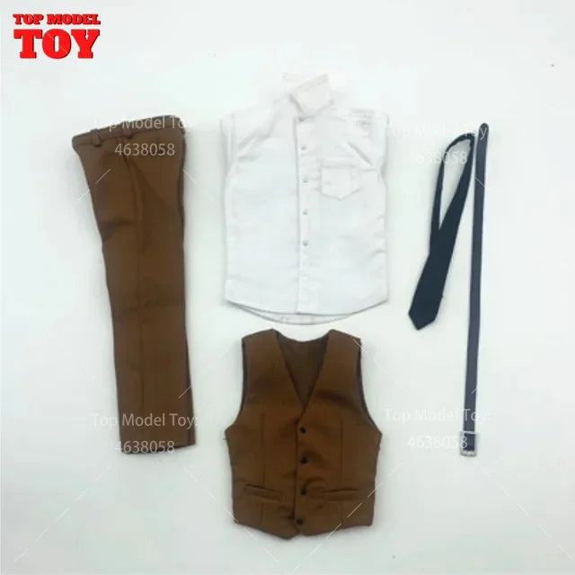 1/6 Scale Business Suit Clothing Set Resin Figure Kit - 4 Outfit Variants - 1/6 resin model view 4