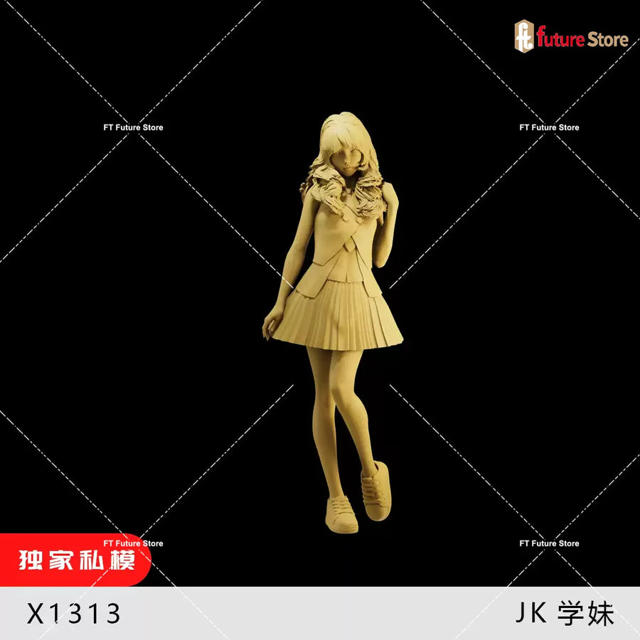 Photographer Casual Man Resin Figure Kit 1/64 Scale Miniature Diorama - 1/64 resin model view 2