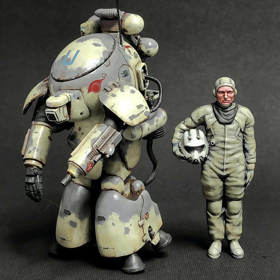 Ma.K Nutrocker Pilot & Exoframe Resin Figure Kit - 1/20 Scale - 1/20 resin model view 2