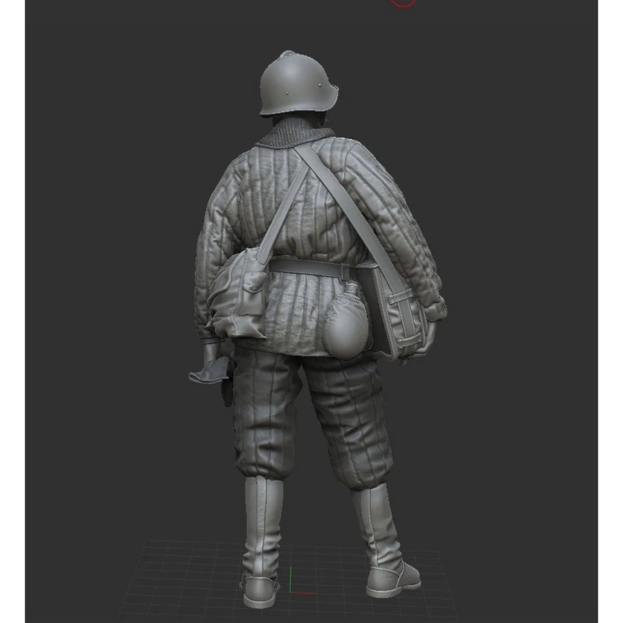 Soviet RKKA Medical Instructor Winter 1939-1945 1/35 Resin Figure - 1/35 resin model view 4