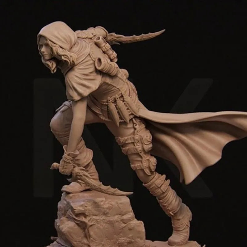 Enika The Assassin with Glowing Blade 1/24 Resin Figure Kit - 1/24 resin model view 5
