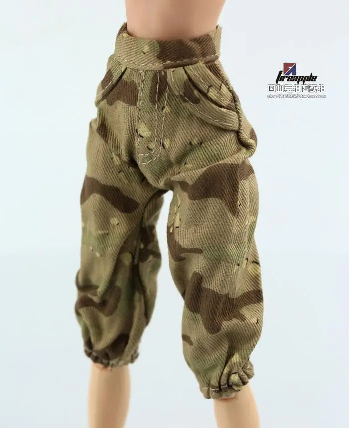 US Military Desert Camo Cropped Trousers 1/6 Resin Figure Accessory - 1/6 resin model view 5