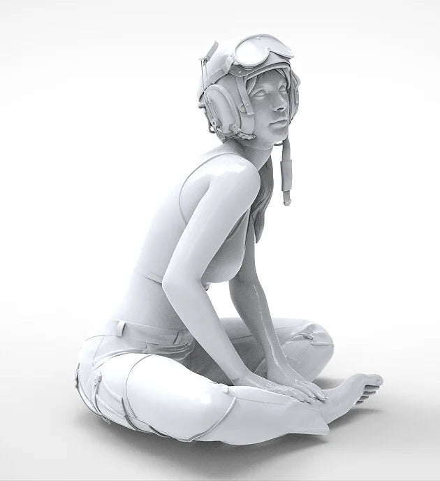 Jade Tactical Operator 1/35 Resin Figure Kit - 1/35 resin model view 3