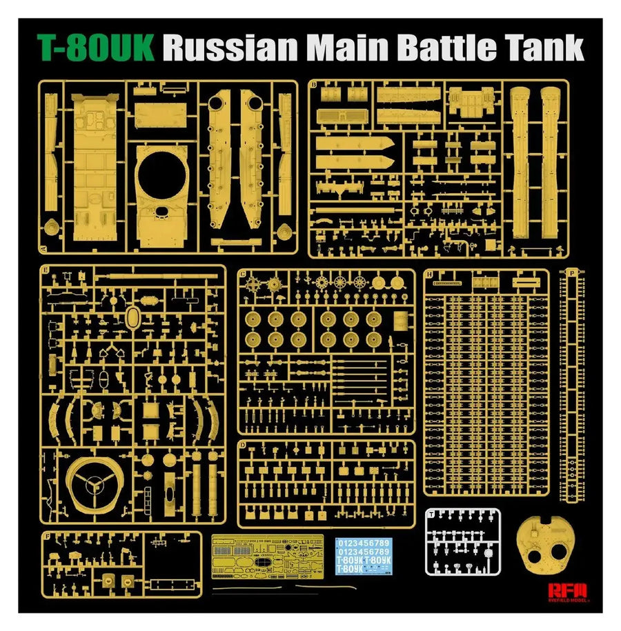 Russian T-80UK Main Battle Tank 1/35 Scale Resin Model Kit - 1/35 resin model view 6