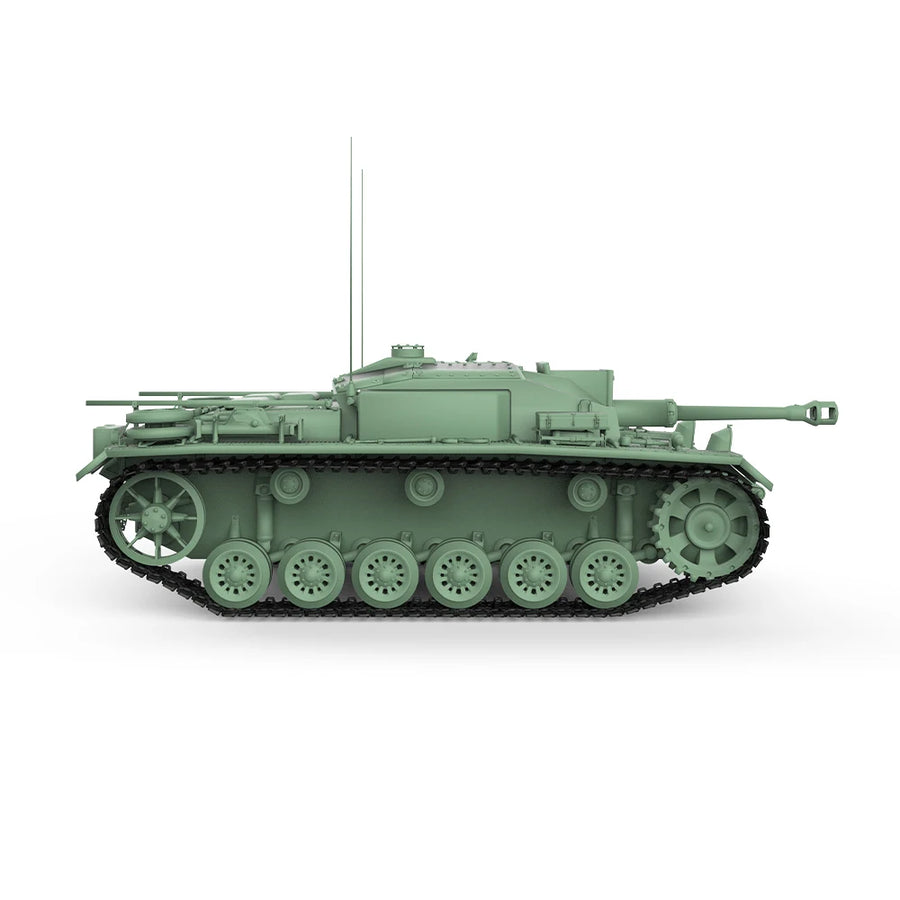German StuG III Ausf.F 1/35 Resin Model Kit - 1/35 resin model view 4