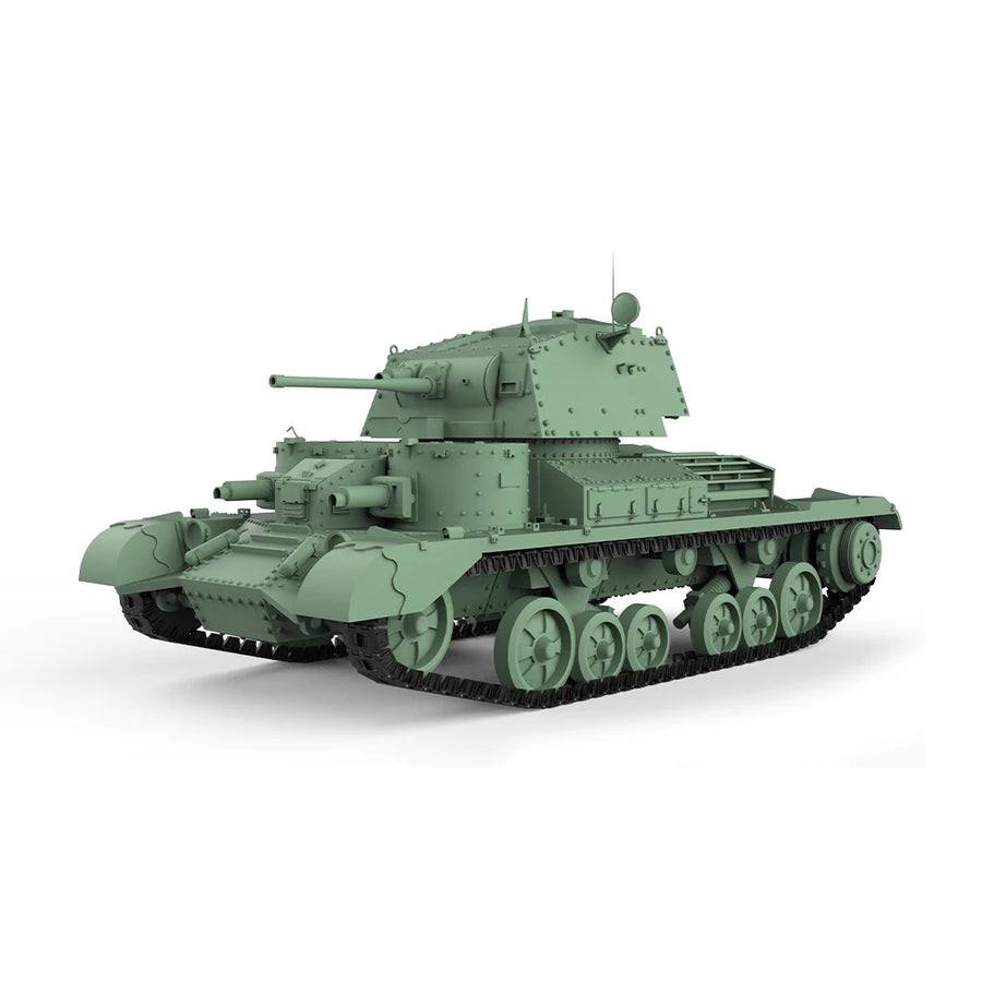 British A9 Cruiser Tank MkI 1/56 Resin Model Kit - 1/56 resin model view 3