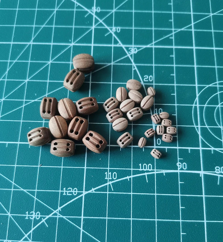 Wooden Ship Rigging Blocks Resin Model Kit Accessories Set - unpainted resin model kit