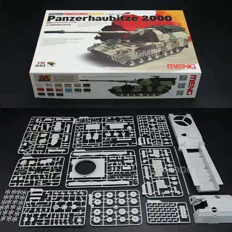 Panzerhaubitze 2000 German Self-Propelled Howitzer 1/35 Resin Kit - 1/35 resin model view 6