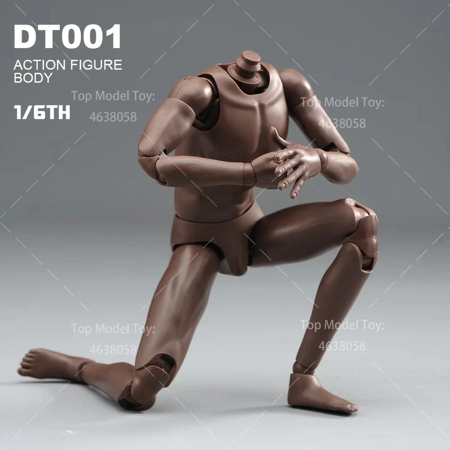 1/6 Scale Articulated Male Muscle Body Resin Figure - Three-Tone Kit - 1/6 resin model view 2
