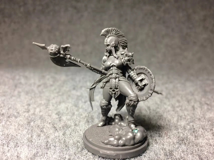 Beauty Soldier A-104 Warrior Goddess 130mm Resin Figure Kit - 130mm resin model view 3