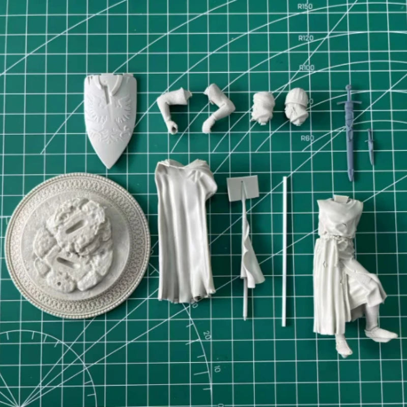 Leopold V Duke of Austria Crusader 1/24 Resin Figure Kit - 1/24 resin model view 3