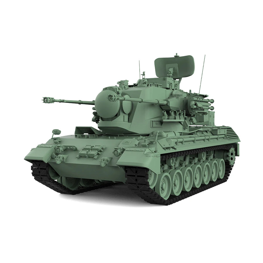 German Flakpanzer Gepard 1A2 SPAA 1/35 Resin Model Kit - 1/35 resin model view 2