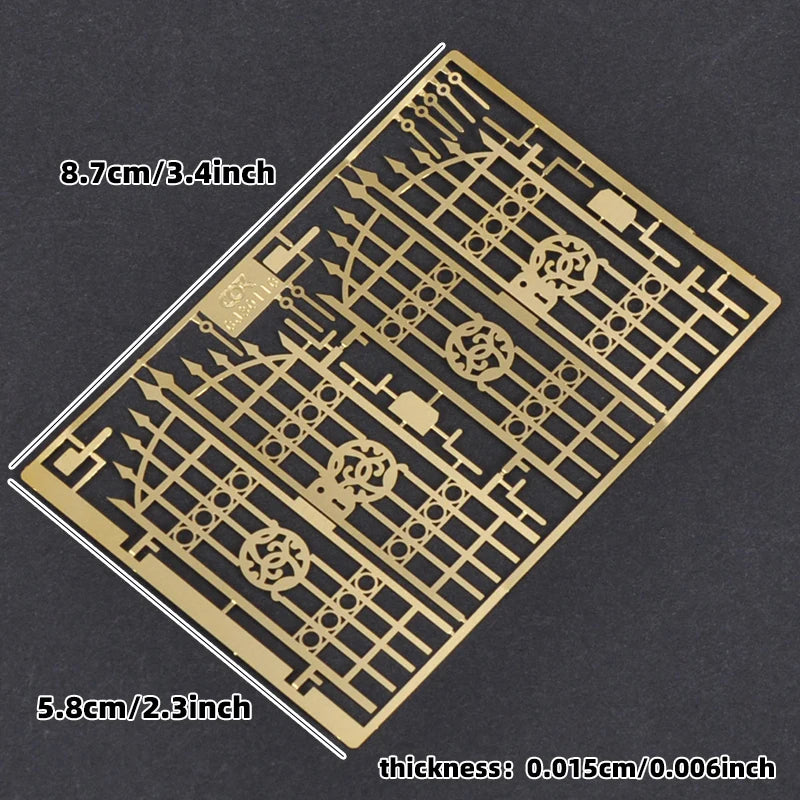 Ornamental Double Gate 1:35 Resin Architectural Diorama Accessory Kit - 1/35 resin model view 2