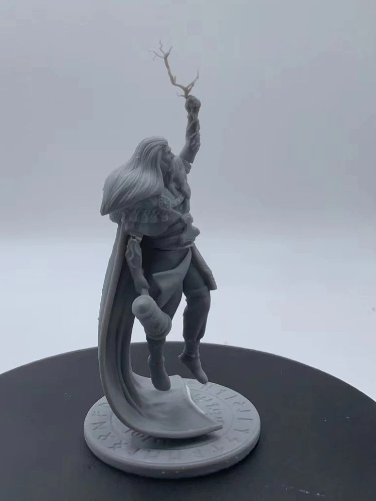 Norse Mythology Warrior with Antlers 1/24 Resin Figure Kit - 1/24 resin model view 6