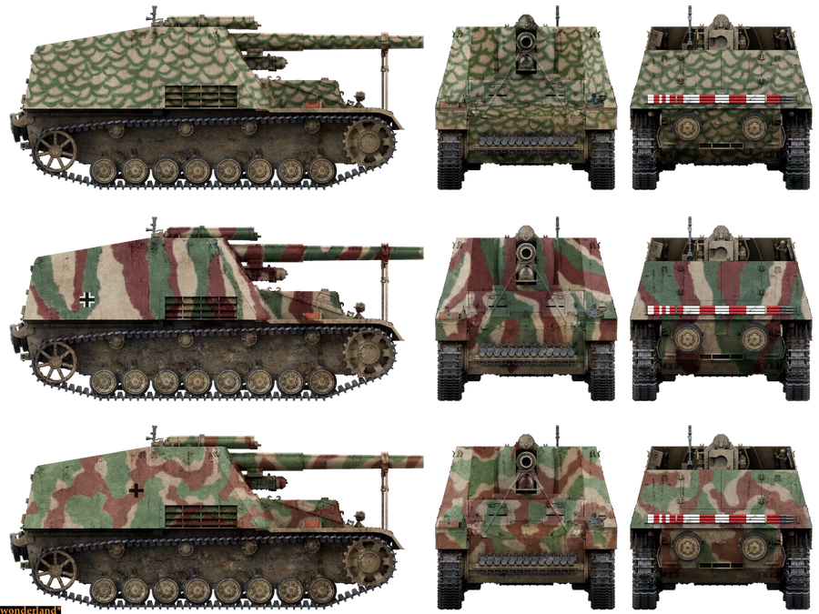 WWII German Hummel Sd.Kfz.165 Self-Propelled Gun 1/35 Resin Kit - 1/35 resin model view 3