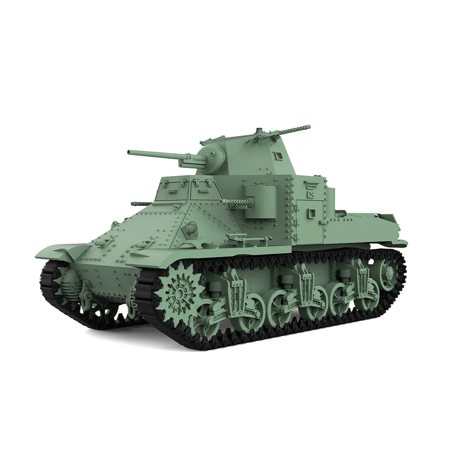 US M4 Sherman Medium Tank 1/35 Resin Model Kit - 1/35 resin model view 2