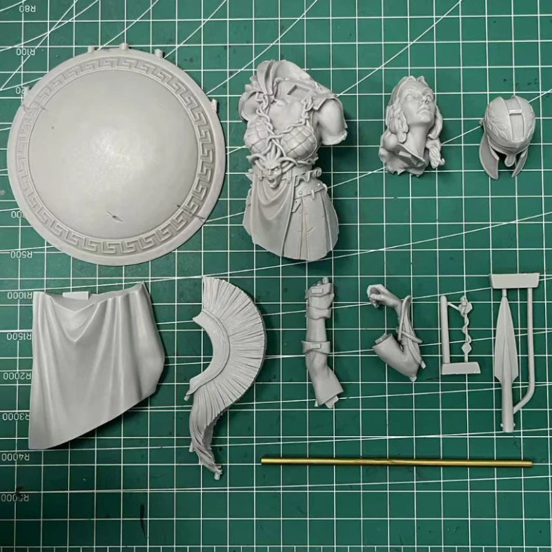 Athena Greek Goddess with Spear 1/10 Resin Bust - 1/10 resin model view 4