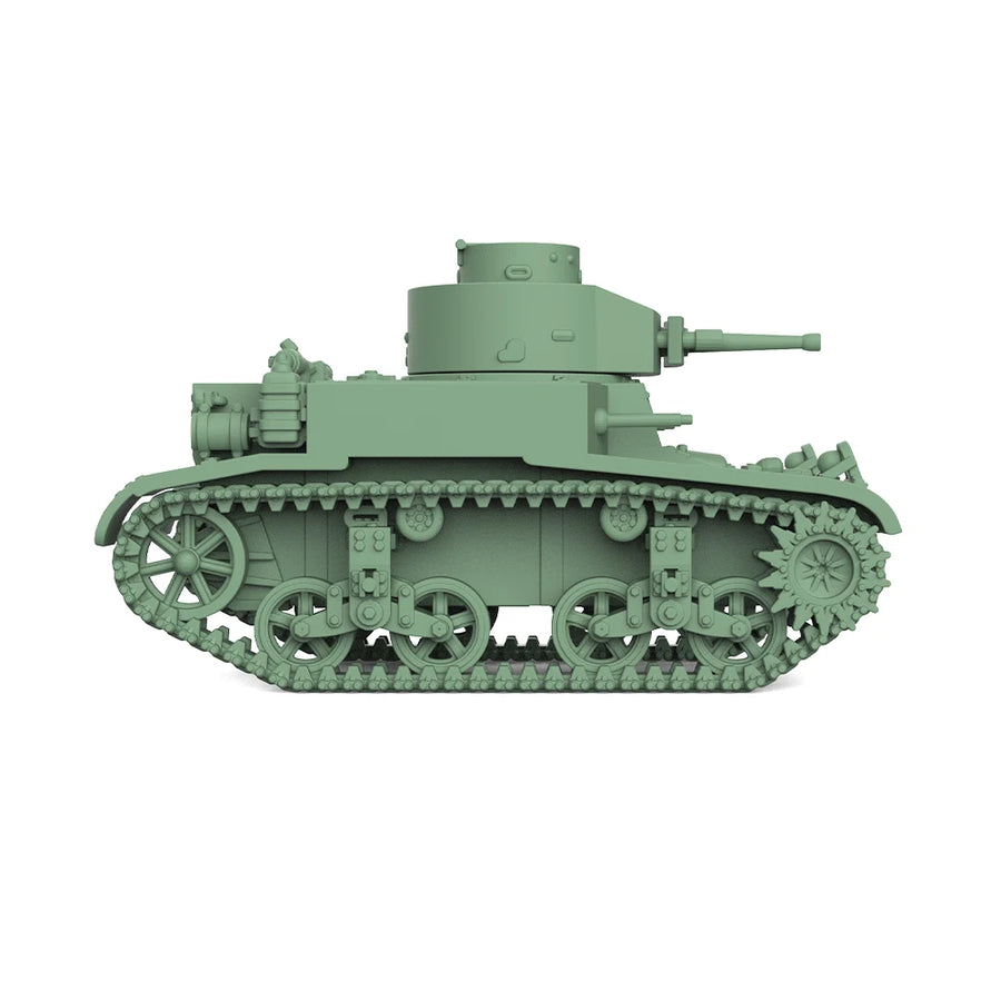 US M2 Light Tank 1/87 Scale Resin Model Kit - 1/87 resin model view 3