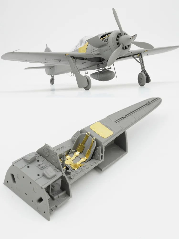 Focke-Wulf FW190A-8 Fighter 1/35 Resin Model Kit 4-in-1 - 1/35 resin model view 4