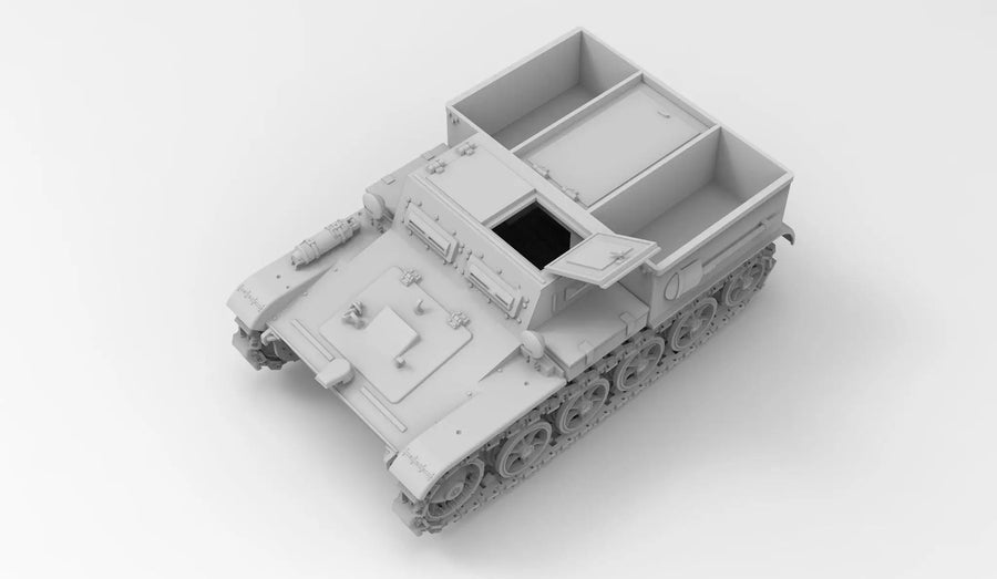 WWII German Munitionsschlepper VK3.02 1/35 Resin Model Kit - 1/35 resin model view 2