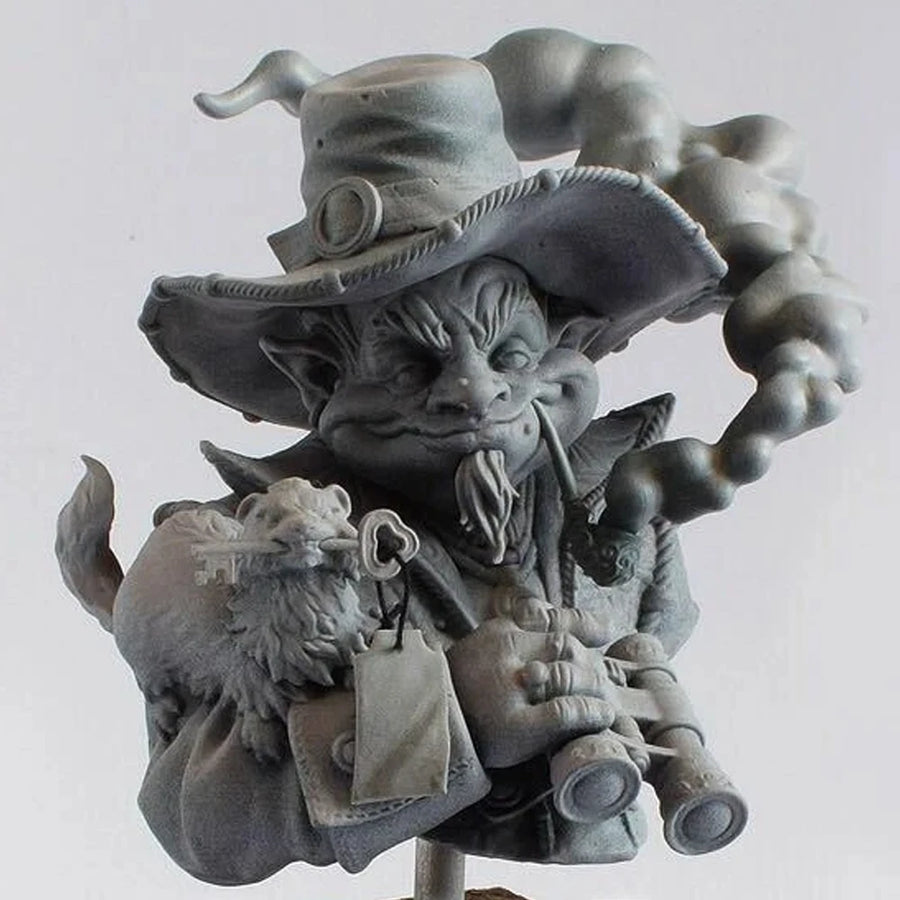 Steampunk Adventurer Ralph 1/10 Resin Bust Figure - 1/10 resin model view 2
