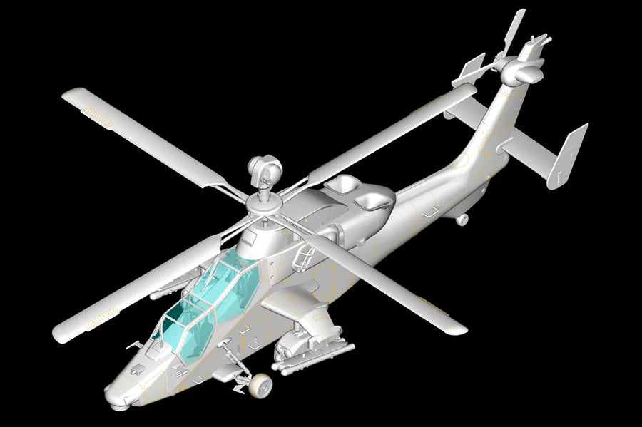 Eurocopter Tiger UHT Prototype 1/72 Resin Model Kit - 1/72 resin model view 2