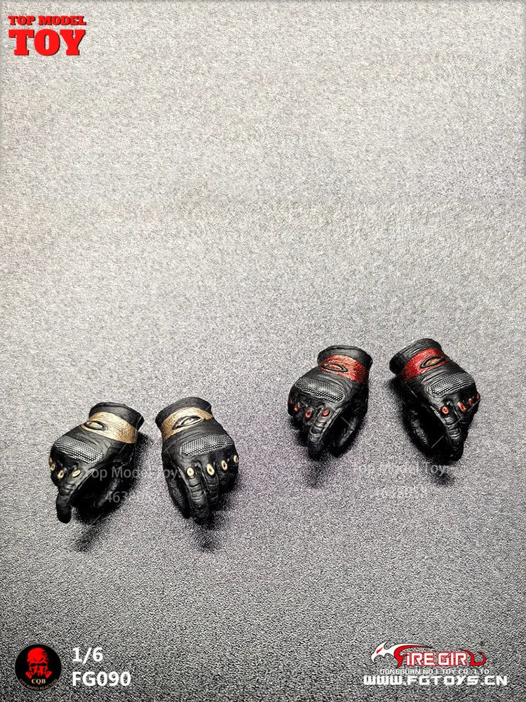 1/6 Scale Tactical Gloved Hands Resin Figure Accessory Set - Gun Holding Poses - 1/6 resin model view 6
