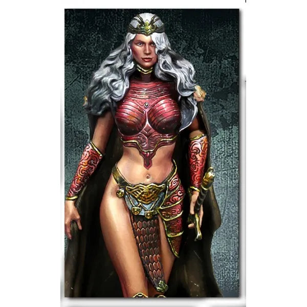 Cristal Queen Fantasy Warrior Resin Figure Kit - resin model view 2