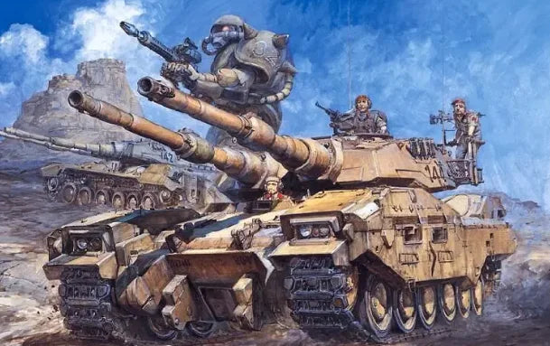 Cold War Japanese Self-Propelled AA Gun 1/144 Resin Vehicle Kit - resin model view 5