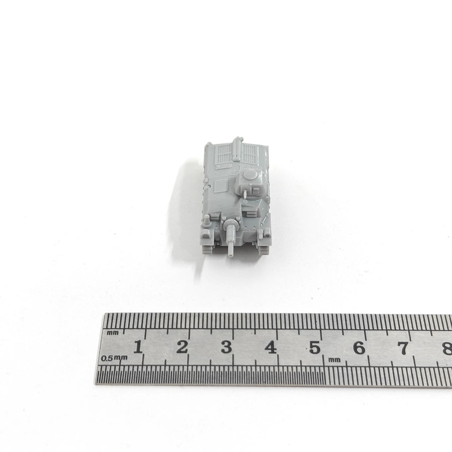 SOMUA SAu 40 Tank 1/144 Scale Resin Model Kit - 1/144 resin model view 2