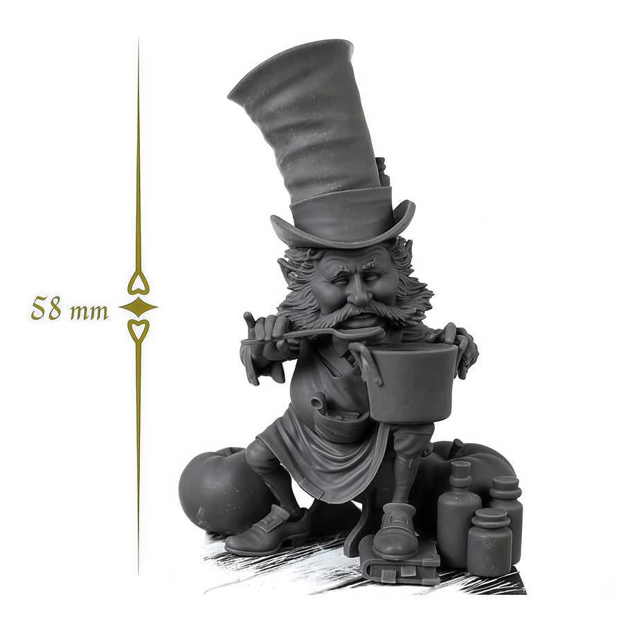 Steampunk Chef with Top Hat 1/32 Resin Figure Kit - 1/32 resin model view 2