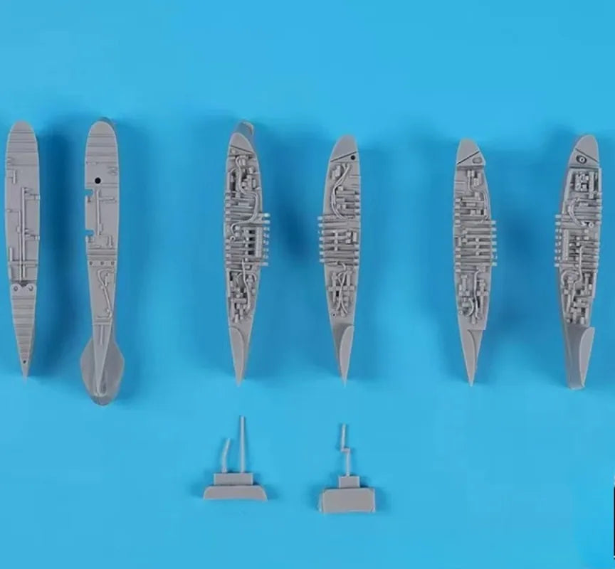 Modern Stealth Jet Aircraft Resin Model Kit 1/48 - resin model view 2