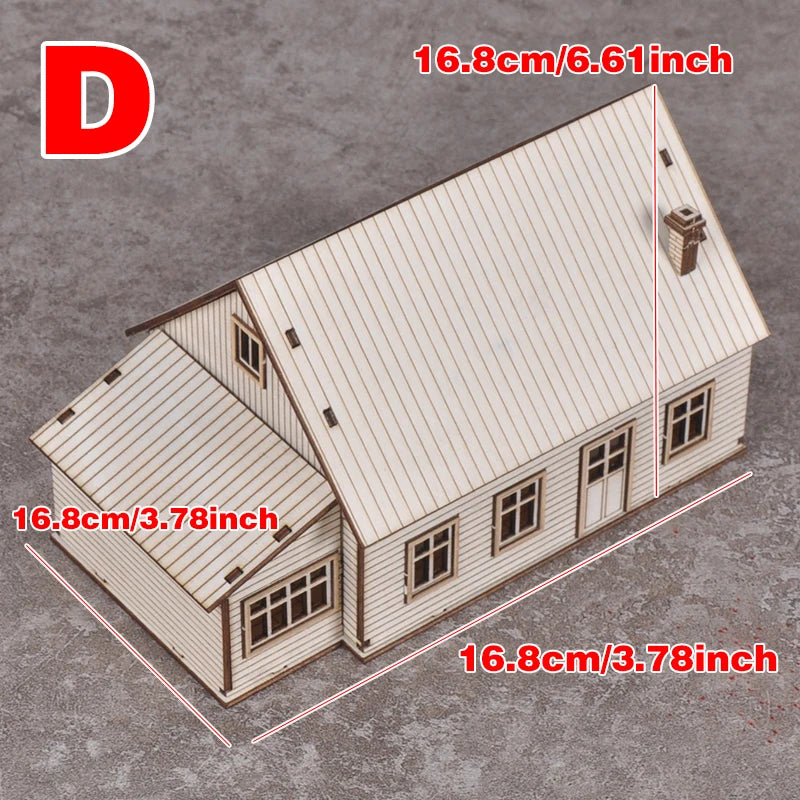 Eastern European Village House Shop 1/72 Resin Terrain Diorama Kit - 1/72 resin model view 5