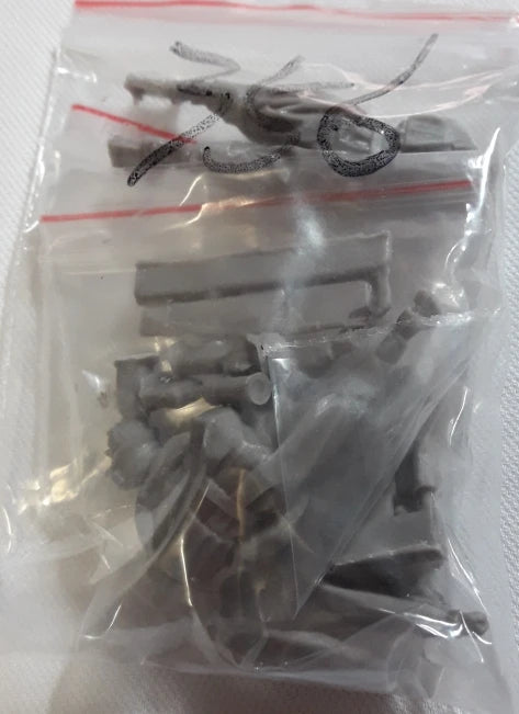 WWII German Soldiers with Motorcycle 1/35 Resin Figure Kit - 1/35 resin model view 2