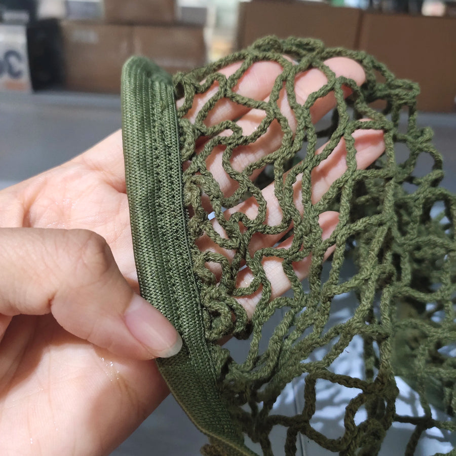 WWII US M1 Helmet Net Cotton Camouflage Cover Resin Miniature Accessory - resin model view 4
