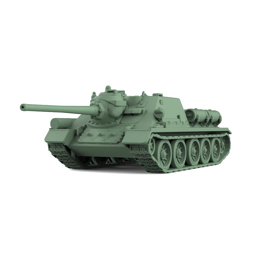 Soviet SU-85 Tank Destroyer 1/144 Scale Resin Model Kit - 1/144 resin model view 2