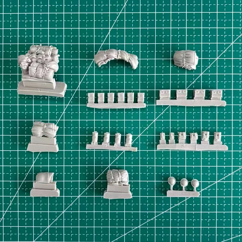 Staghound Armored Car Stowage Set 1/72 Resin Accessory Kit - 1/72 resin model view 3