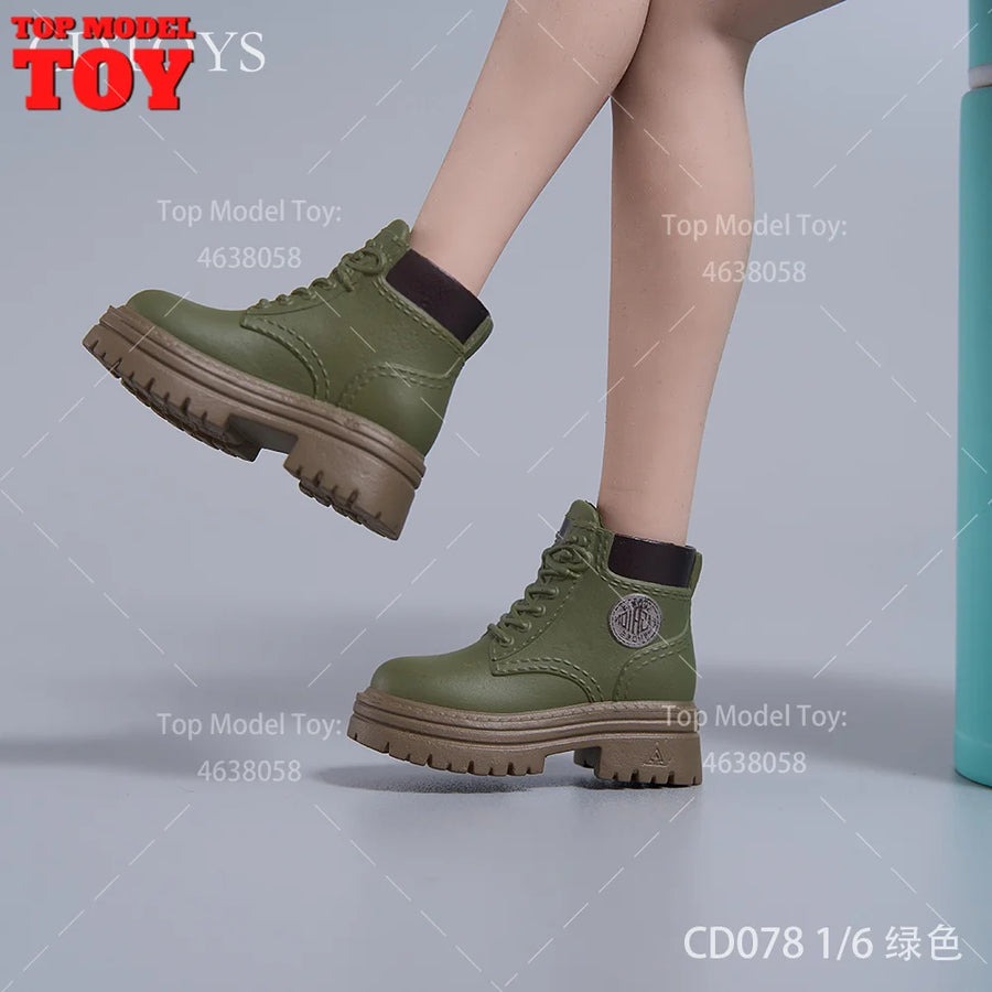 1/6 Scale Female Hiking Boots Resin Accessory Set - Multiple Colors - 1/6 resin model view 5