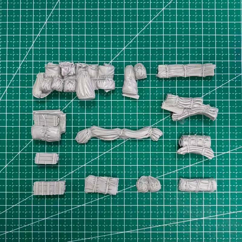 US M3A1 Scout Car Accessories Set 1/35 Resin Model Kit - 1/35 resin model view 3