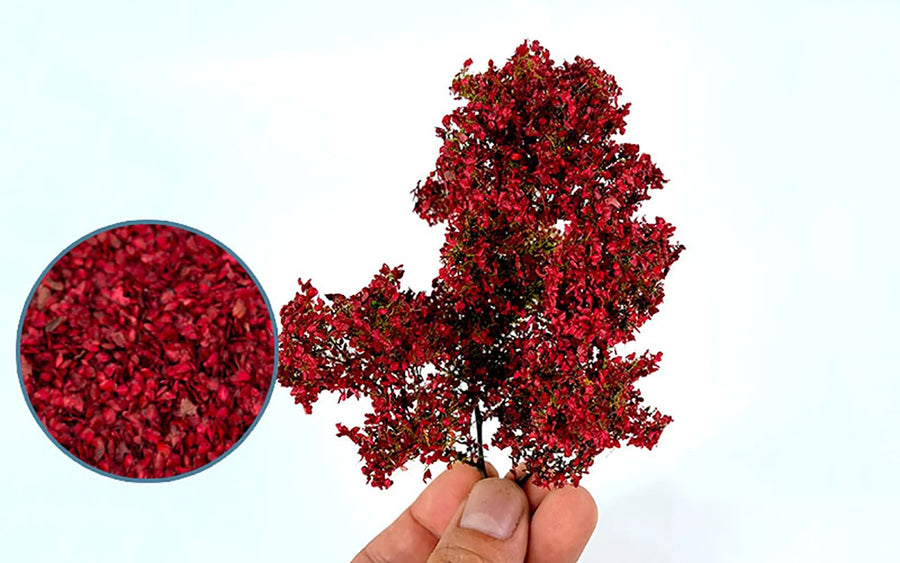 Polychromatic Miniature Leaves Resin Scenery Diorama Accessory Set - resin model view 2