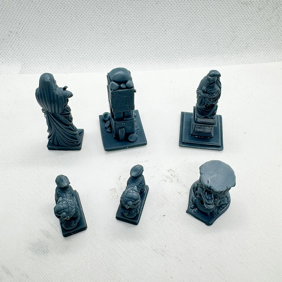 Garden Statuary Collection 1/220 Resin Model Figures Diorama Kit - 1/220 resin model view 2