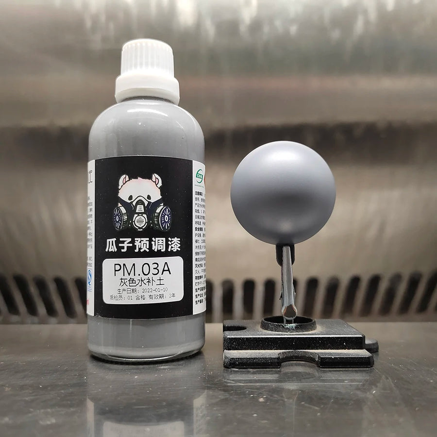 PM.03B White Primer Filler Solution - Resin Model Hobby Supply Tool - resin model view 3