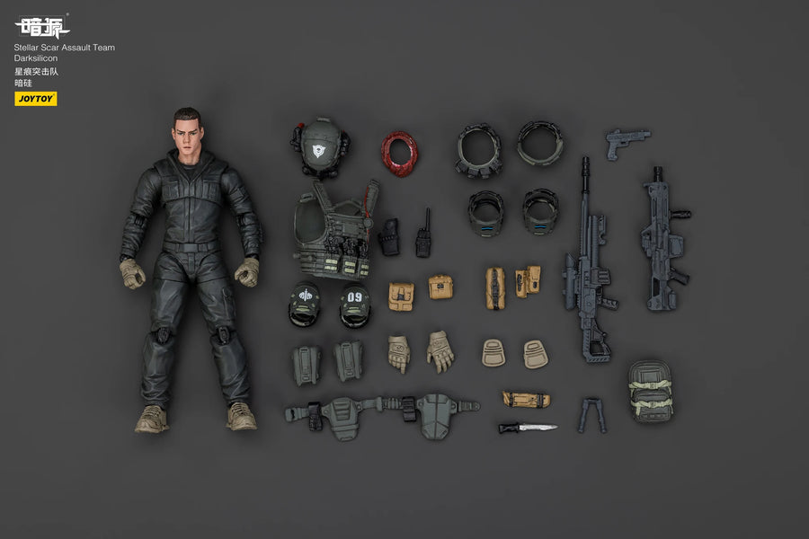 JOYTOY Sci-Fi Assault Team Squad Set 1/18 Pre-Painted Action Figures - resin model view 5