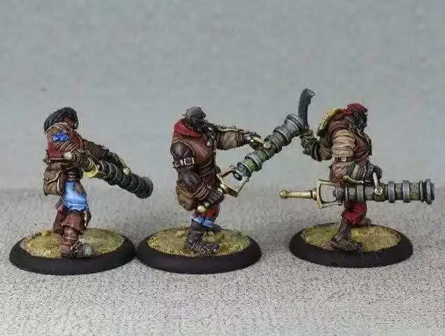 Black Ogrun Smog Belchers Cryx Unit 28mm Resin Figure Set - 28mm resin model view 3