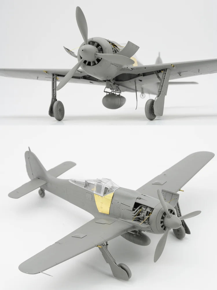 Focke-Wulf FW190A-8 Fighter 1/35 Resin Model Kit 4-in-1 - 1/35 resin model view 3