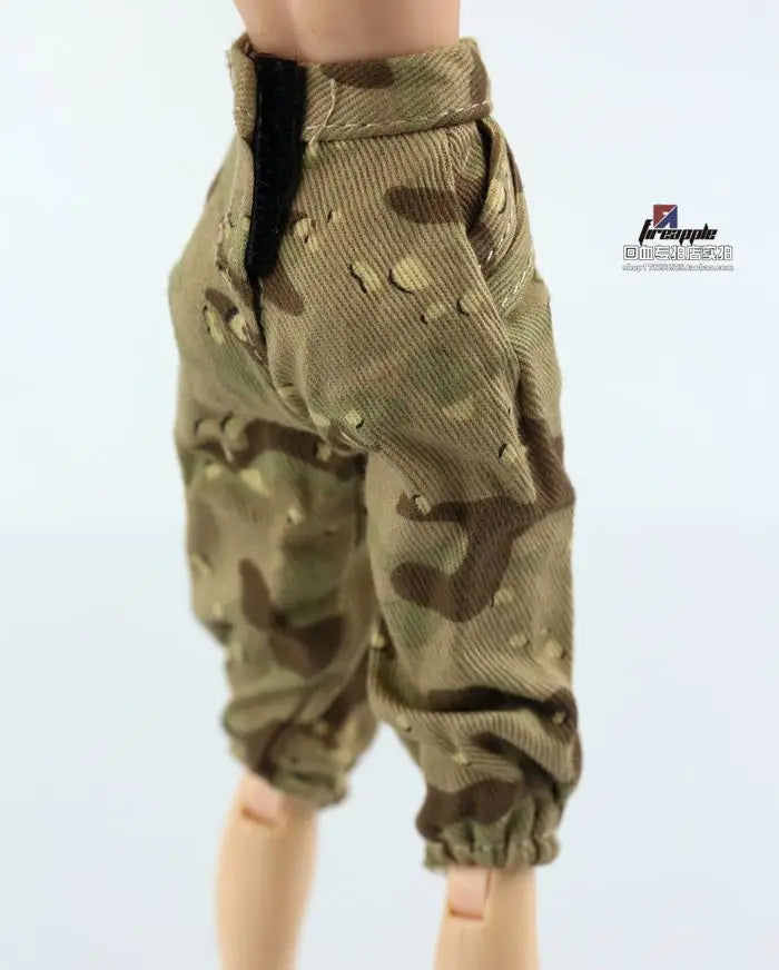 US Military Desert Camo Cropped Trousers 1/6 Resin Figure Accessory - 1/6 resin model view 6