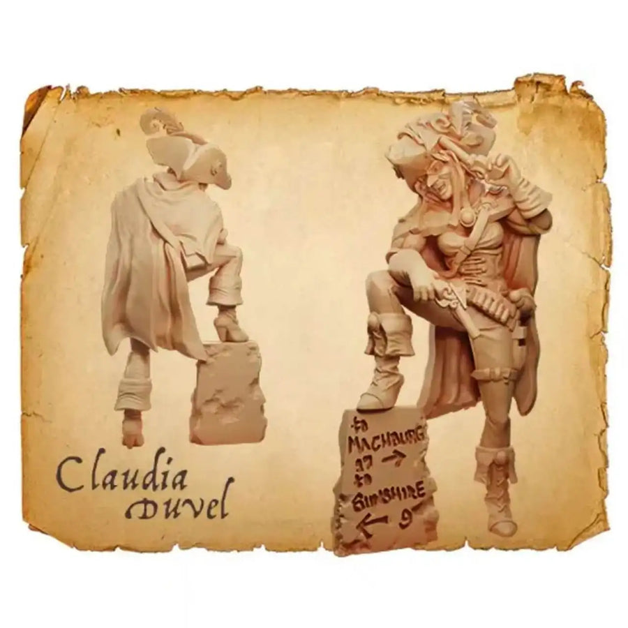 Moonstone The Masquerade Fantasy Fae/Masked Characters Set 32mm Resin Figure Kit - resin model view 3