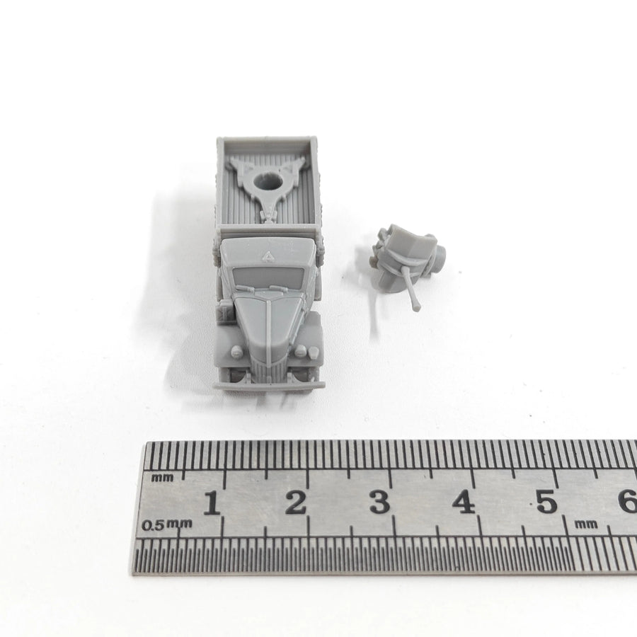 WWII German Maultier Flakwagen 1/144 Resin Model Kit - 1/144 resin model view 5