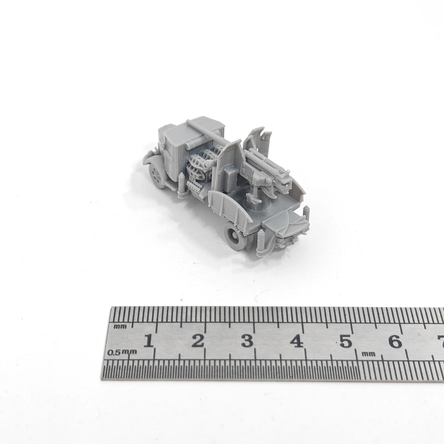 Italian Autocannone 90/53 Anti-Aircraft Gun 1/144 Resin Model Kit - 1/144 resin model view 4
