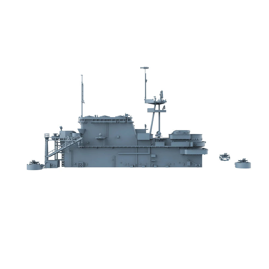 USS Hornet CVS-12 Aircraft Carrier Superstructure 1/350 Resin Kit - 1/350 resin model view 2